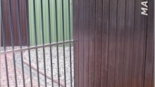 zabudowa tylnej ściany blachą akrylową w kolorze z naszej palety
