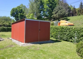 Garaże z blachy akrylowej 15