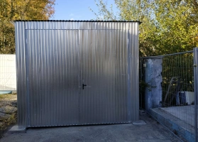 Garaże z blachy ocynkowej 33