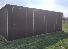 Garaże z blachy akrylowej 74