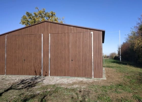 Garaże z blachy akrylowej 120