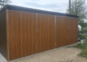 Garaże z blachy akrylowej 207