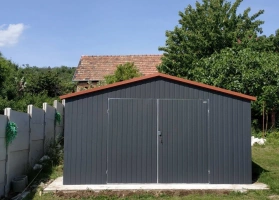 Garaże z blachy akrylowej 273