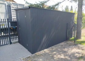 Garaże z blachy akrylowej 283