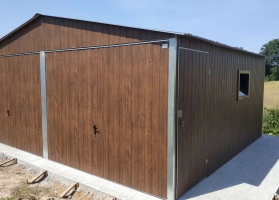 Garaże z blachy akrylowej 99