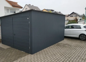 Garaże z blachy akrylowej 228