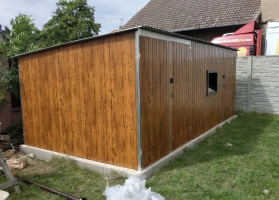 Garaże z blachy akrylowej 61