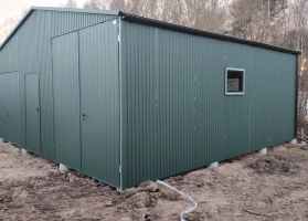 Garaże z blachy akrylowej 189