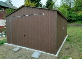 Garaże z blachy akrylowej 263