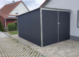 Garaże z blachy akrylowej 94