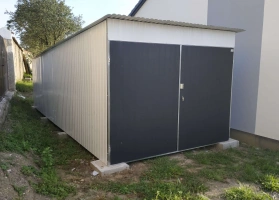 Garaże z blachy akrylowej 107