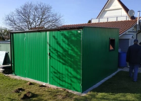 Garaże z blachy akrylowej 144
