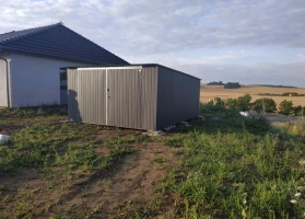 Garaże z blachy akrylowej 280