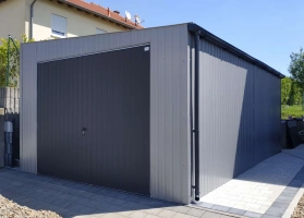 Garaże z blachy akrylowej 83