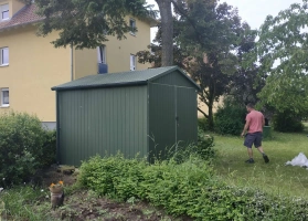 Garaże z blachy akrylowej 23