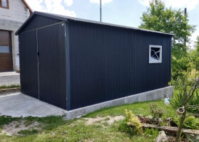 Garaże z blachy akrylowej 26