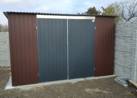 Garaże z blachy akrylowej 199