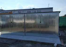 Garaże z blachy ocynkowej 10