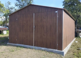 Garaże z blachy akrylowej 110