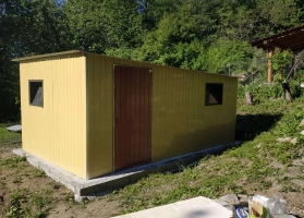 Garaże z blachy akrylowej 18