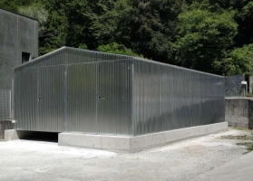 Garaże z blachy ocynkowej 14