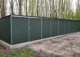 Garaże z blachy akrylowej 203