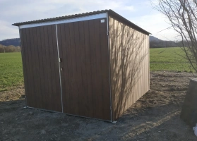 Garaże z blachy akrylowej 131