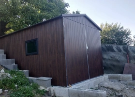 Garaże z blachy akrylowej 152