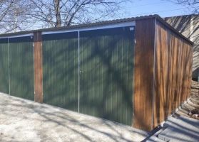 Garaże z blachy akrylowej 68