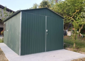 Garaże z blachy akrylowej 85