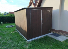 Garaże z blachy akrylowej 308