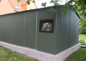 Garaże z blachy akrylowej 56