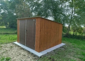 Garaże z blachy akrylowej 243