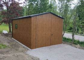 Garaże z blachy akrylowej 86