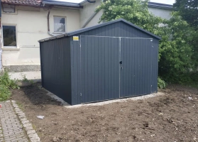 Garaże z blachy akrylowej 25