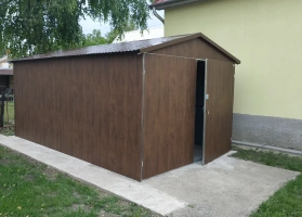 Garaże z blachy akrylowej 157