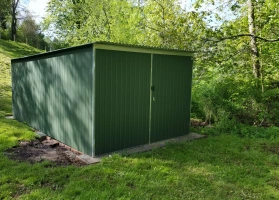 Garaże z blachy akrylowej 17