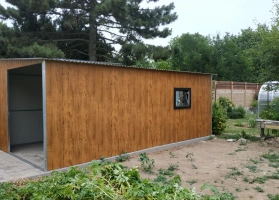 Garaże z blachy akrylowej 153