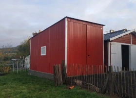 Garaże z blachy akrylowej 181