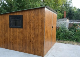 Garaże z blachy akrylowej 52