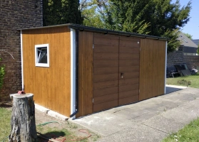 Garaże z blachy akrylowej 81