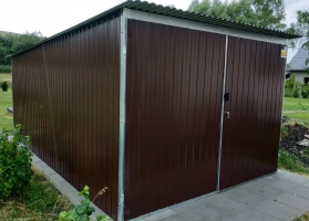 Garaże z blachy akrylowej 48