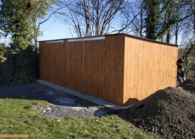 Garaże z blachy akrylowej 126