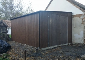 Garaże z blachy akrylowej 185