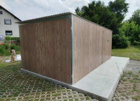 Garaże z blachy akrylowej 269