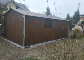 Garaże z blachy akrylowej 234