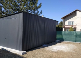 Garaże z blachy akrylowej 69