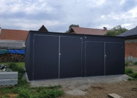 Garaże z blachy akrylowej 100