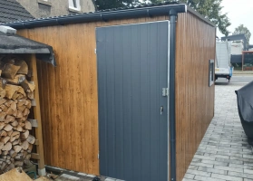 Garaże z blachy akrylowej 162