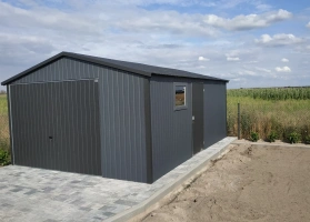 Garaże z blachy akrylowej 158